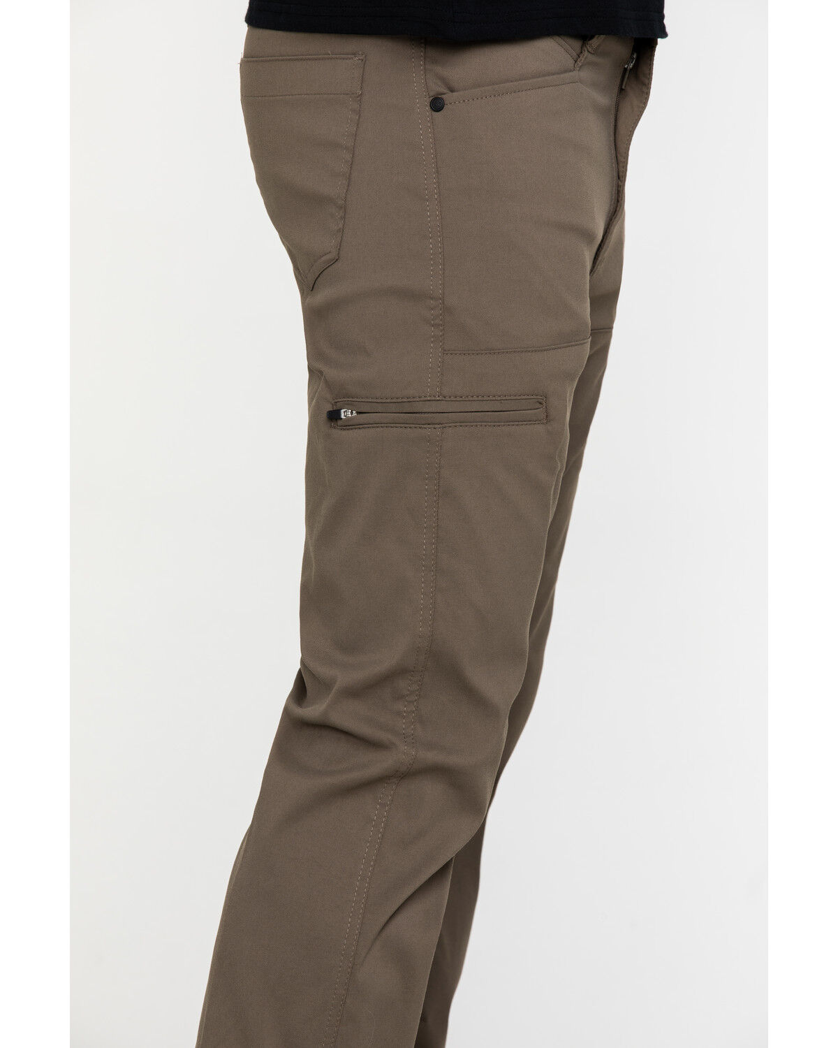 Image #4 - ATG by Wrangler Men's Monel Synthetic Stretch Utility Pants, Brown, hi-res
