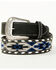 Image #1 - Cody James Men's Southwestern Inlay Tapered Belt, Black, hi-res