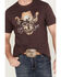 Cody James Men's Skull Scene Western T-Shirt, Rust Copper, hi-res