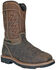 Image #1 - Hoss Men's Fracker Waterproof Metguard Wellington Work Boots - Composite Toe, Brown, hi-res