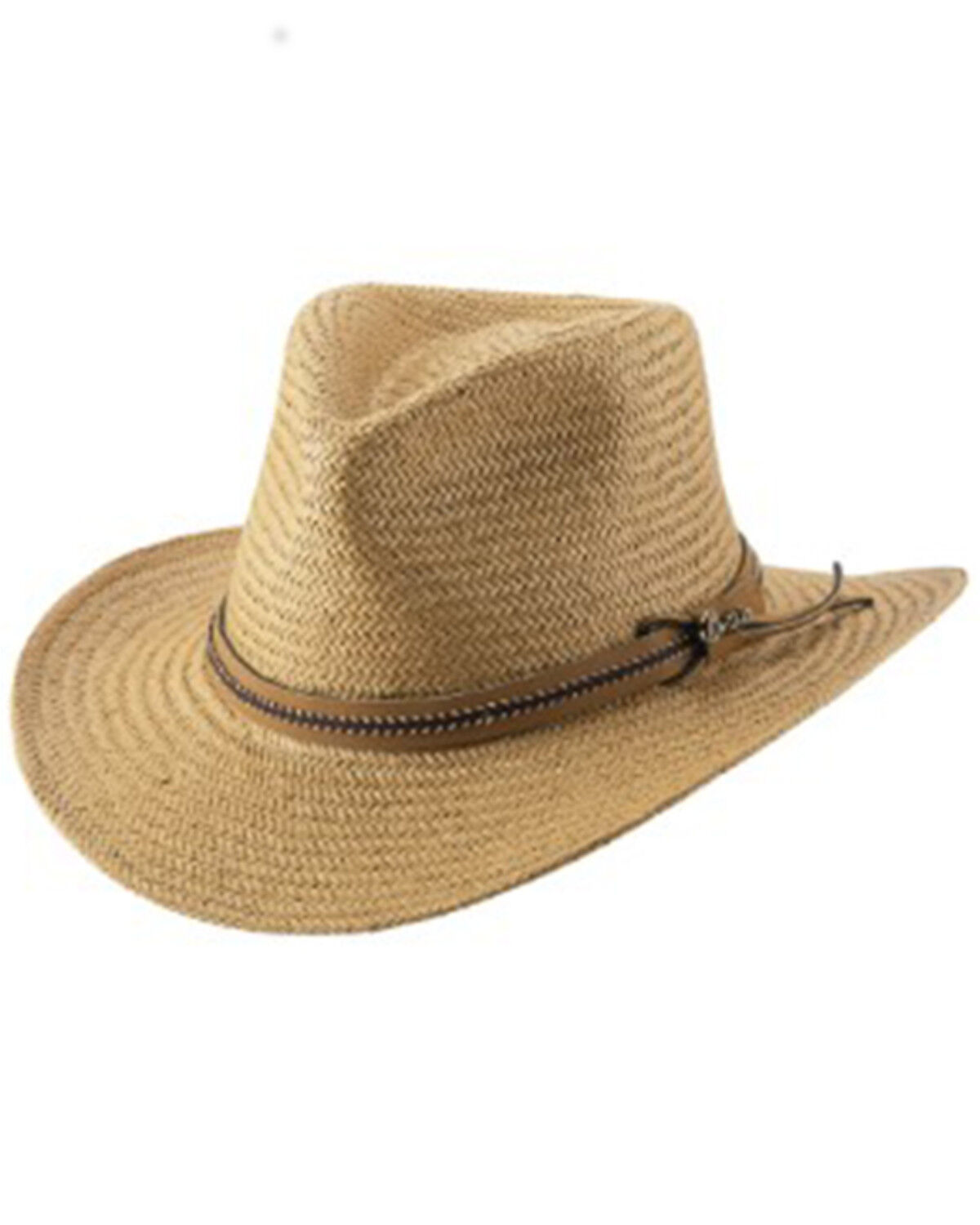 Image #1 - Bullhide Pecan Viceroy Safari Straw Hat, , hi-res