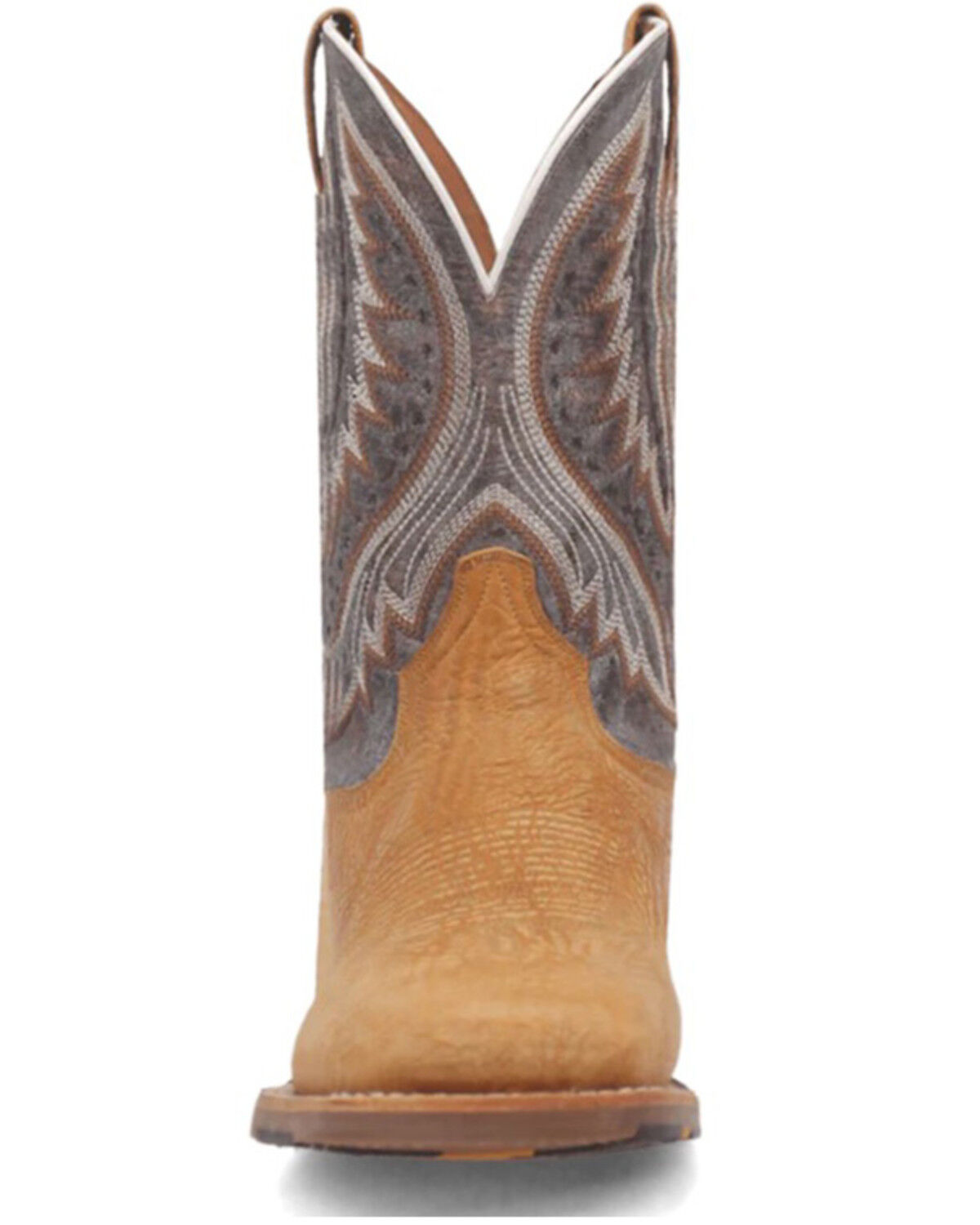 Image #4 - Dan Post Men's Dugan Western Boots - Broad Square Toe, Honey, hi-res