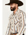 Image #2 - Rock & Roll Denim Men's Southwestern Striped Print Long Sleeve Pearl Snap Stretch Western Shirt, , hi-res