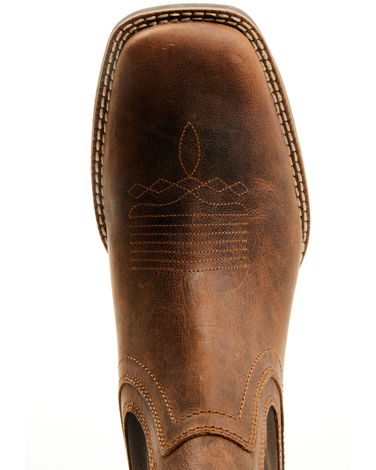 Image #6 - Cody James Men's Ace Chelsea Boots - Broad Square Toe, Brown, hi-res