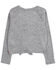 Levi's Girls' Live In Levi's Graphic Tie-Front Long Sleeve Top , Grey, hi-res