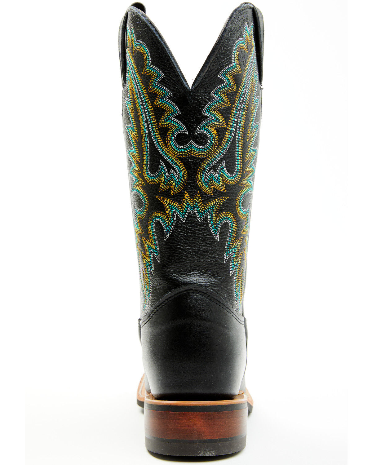 Image #5 - Justin Women's Shay Performance Western Boots - Broad Square Toe, Black, hi-res