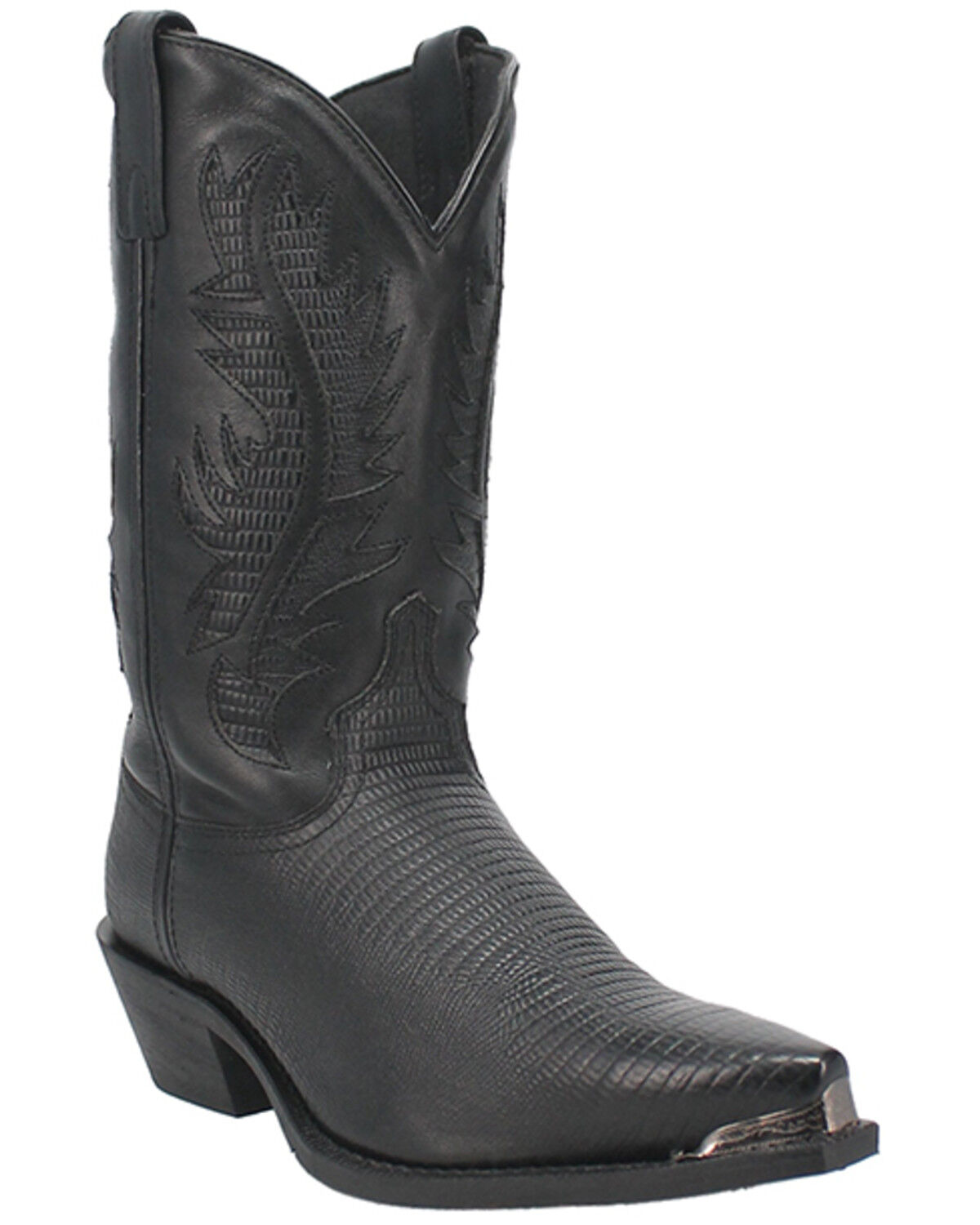 Image #1 - Laredo Men's Lizard Print Western Boot - Snip Toe, , hi-res