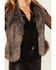 Image #3 - Shyanne Women's Faux Fur Vest, Ash, hi-res