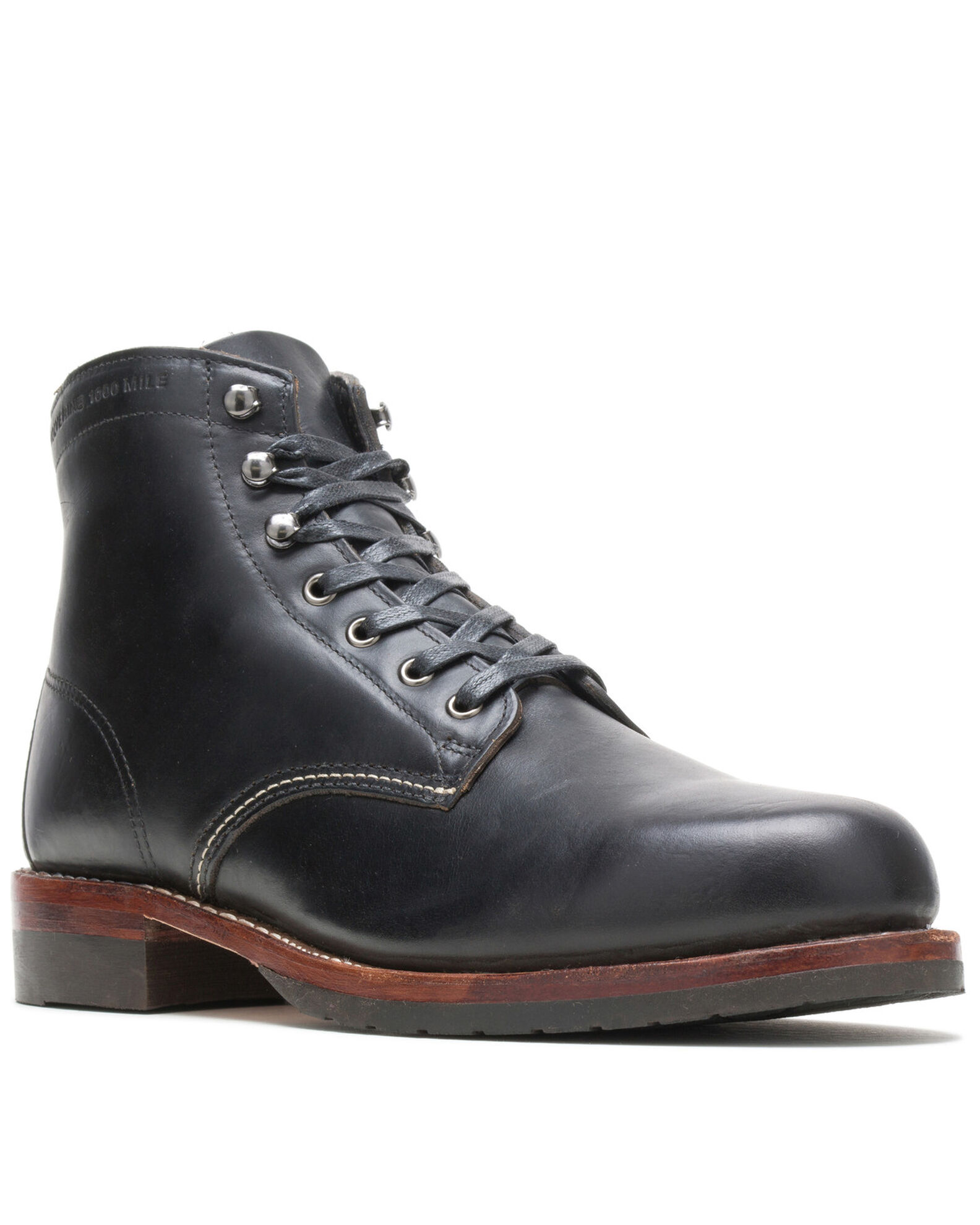 Wolverine 1000 Mile Evans Boots Black 10.5