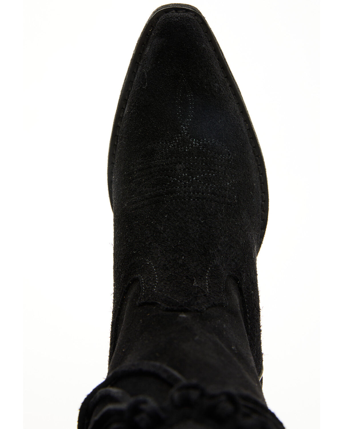 Image #6 - Idyllwind Women's Sterling Fringe Tall Western Boots - Snip Toe, Black, hi-res
