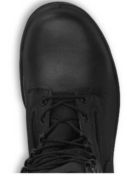 Image #6 - Belleville Men's Vanguard 8" Lace-Up Work Boots - Soft Toe, Black, hi-res