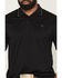 Image #3 - Ariat Men's Fitted Logo Short Sleeve Polo, Black, hi-res