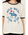 Image #3 - Girl Dangerous Women's Wild West Short Sleeve Ringer Tee, White, hi-res