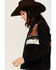 Image #2 - Hooey Women's Landscape Print Tech Fleece Jacket , Black, hi-res