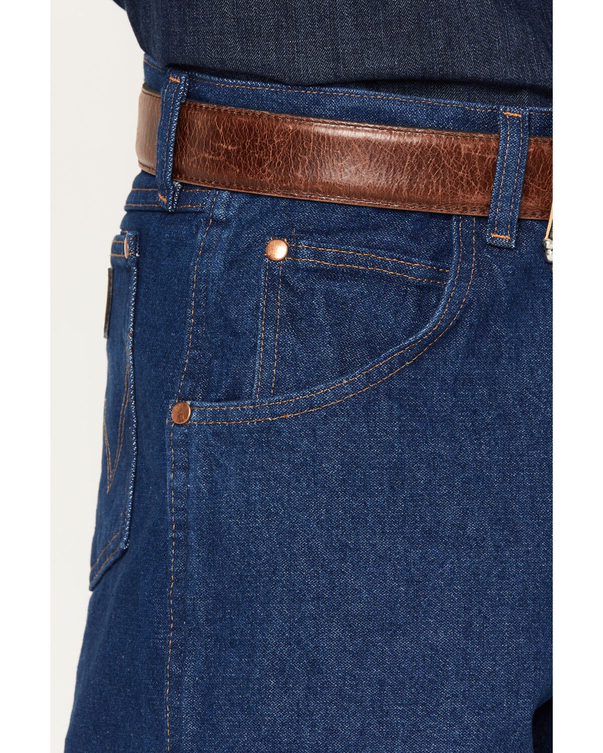 Image #2 - Wrangler 31MWZ Cowboy Cut Relaxed Fit Prewashed Jeans, Indigo, hi-res