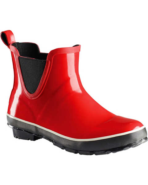 Image #1 - Baffin Women's Marsh Series Pond Mid Boots - Round Toe, Red, hi-res