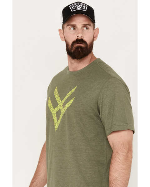 Image #2 - Hawx Men's Logo Graphic Short Sleeve T-Shirt, Green, hi-res