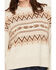 Image #3 - Ariat Women's Southwestern Print Lodge Sweater, Oatmeal, hi-res