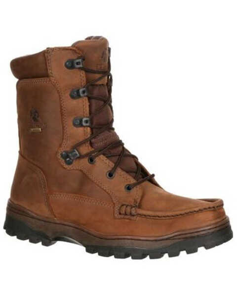 Rocky Men's Outback GORE-TEX Waterproof Boots - Moc Toe, Brown, hi-res