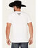 Image #4 - Rodeo Time Men's Ropin' Short Sleeve Graphic T-Shirt, White, hi-res
