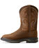Image #2 - Ariat Men's WorkHog® XT Distressed Work Boots - Round Toe, Brown, hi-res