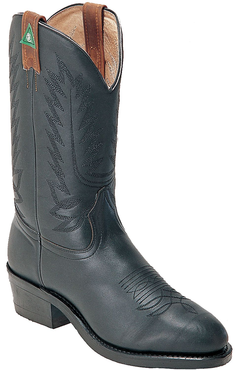 Image #1 - Boulet Men's Pull-On Western Work Boots - Steel Toe, , hi-res