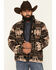 Image #1 - Pendleton Men's Tahuya Harding Printed Berber Jacket, Black, hi-res