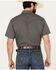 Image #4 - Rodeo Clothing Men's Printed Short Sleeve Snap Western Shirt , Blue, hi-res