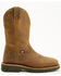 Image #2 - Cody James Men's Pull-On Work Boots - Soft Toe, Brown, hi-res