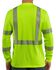 Image #2 - Carhartt Force Men's High-Visibilty Class 3 Long Sleeve Work T-Shirt, Lime, hi-res