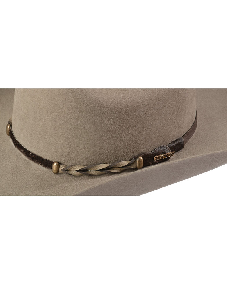 Stetson Men's Stone Portage 4X Buffalo Felt Cowboy Hat, Stone, hi-res
