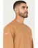 Image #4 - Ariat Men's FR Hard Head Long Sleeve Pocket Work Shirt, Brown, hi-res