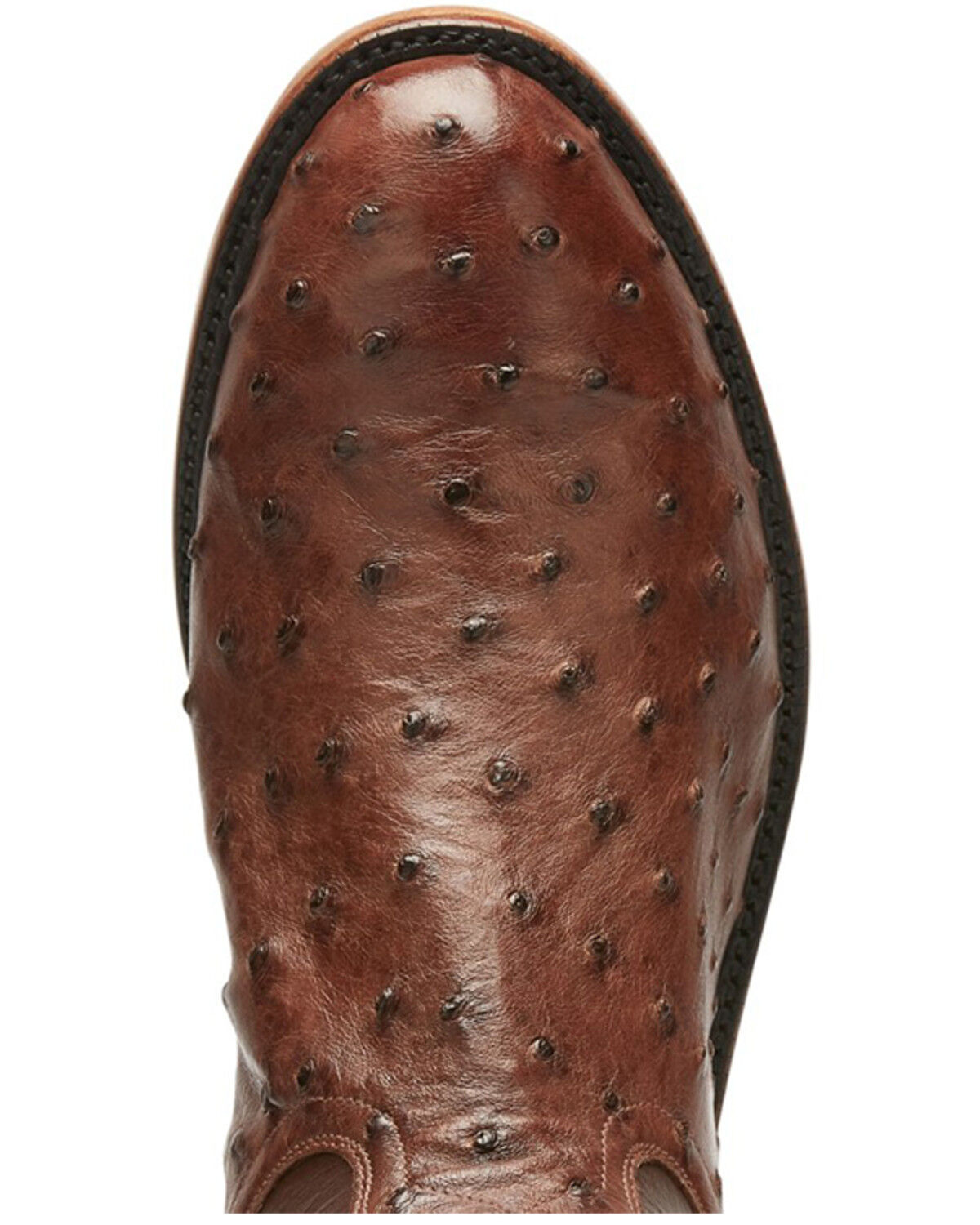 Image #5 - Tony Lama Men's Exotic Ostrich Skin Western Boots - Round Toe, , hi-res
