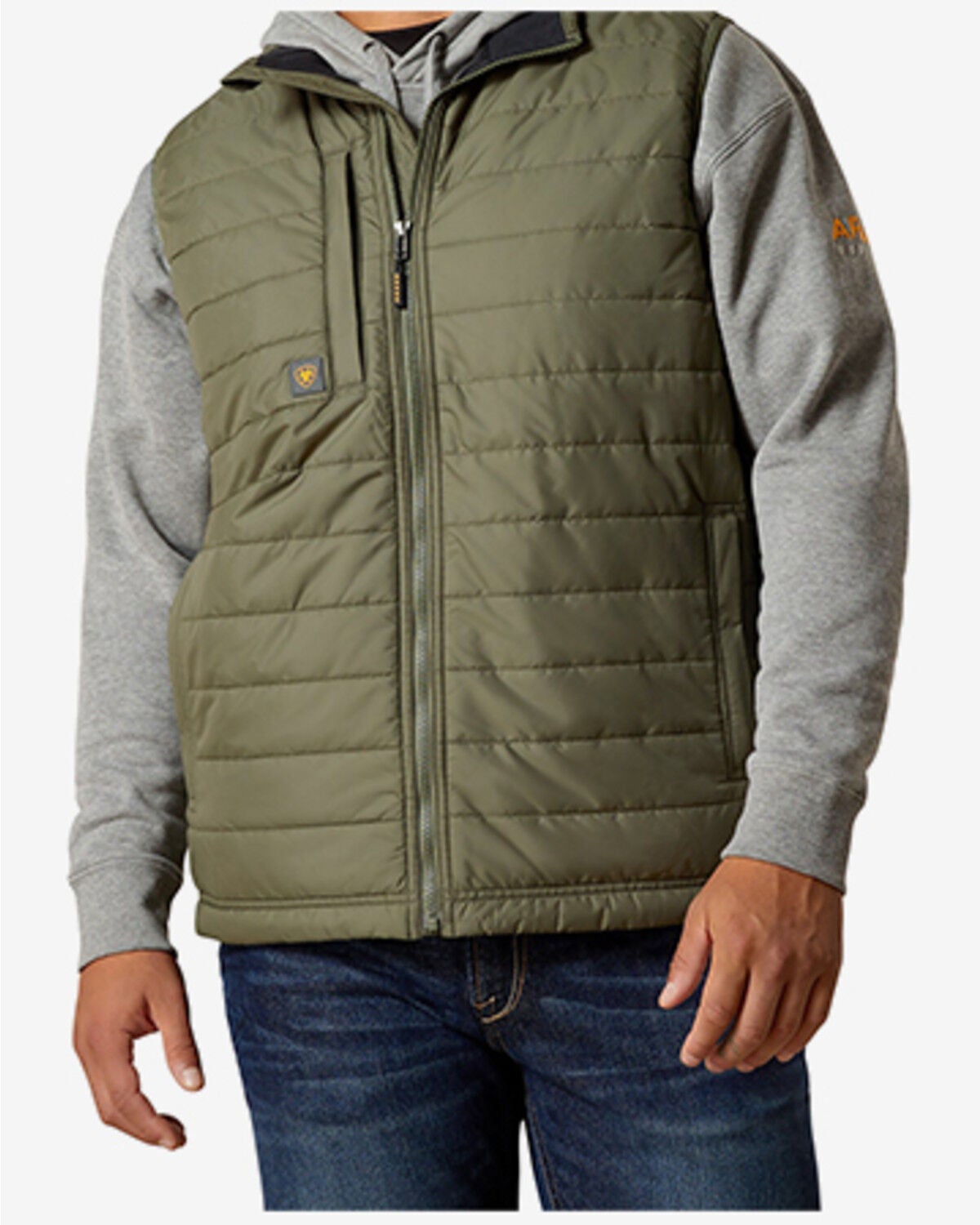 Ariat Men's Cordura &reg; Ripstop Lightweight Insulated Vest, Green, hi-res