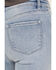 Image #4 - Vervet Women's Light Wash Mid Rise Bootcut Stretch Denim Jeans, Light Wash, hi-res
