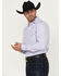 Image #2 - Cody James Black 1978® Men's Lawman Solid Long Sleeve Button-Down Western Shirt, Light Blue, hi-res
