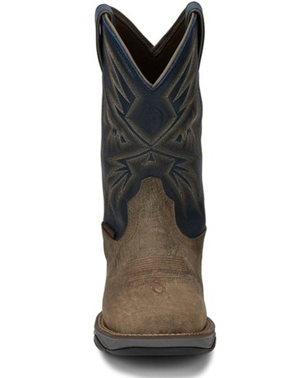 Image #4 - Tony Lama Men's Bartlett Stone Western Work Boots - Steel Toe, Brown, hi-res