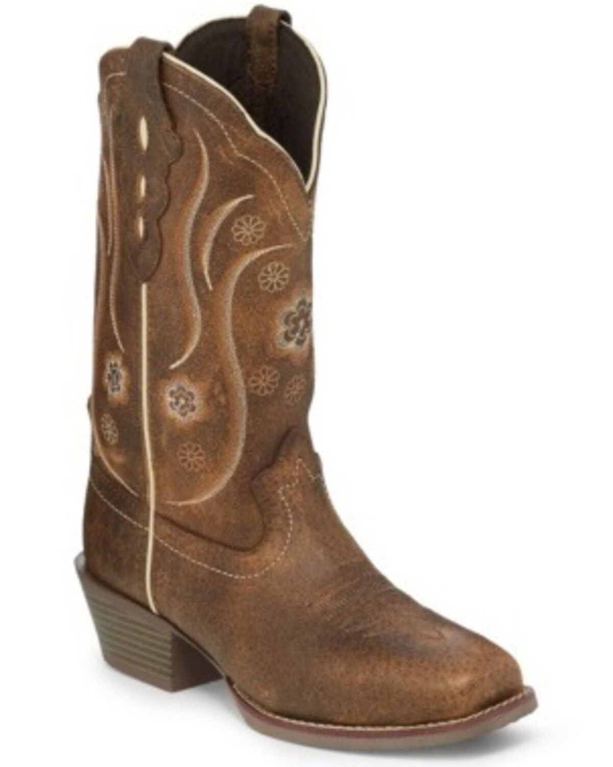 justin women's heritage buffalo moto boots