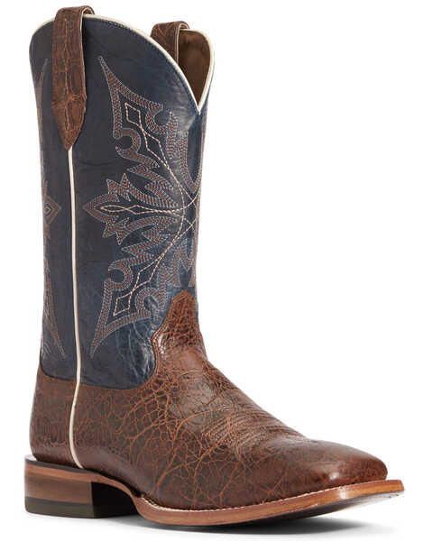 Ariat Men's Circuit Gritty Western Boots - Broad Square Toe, Brown, hi-res