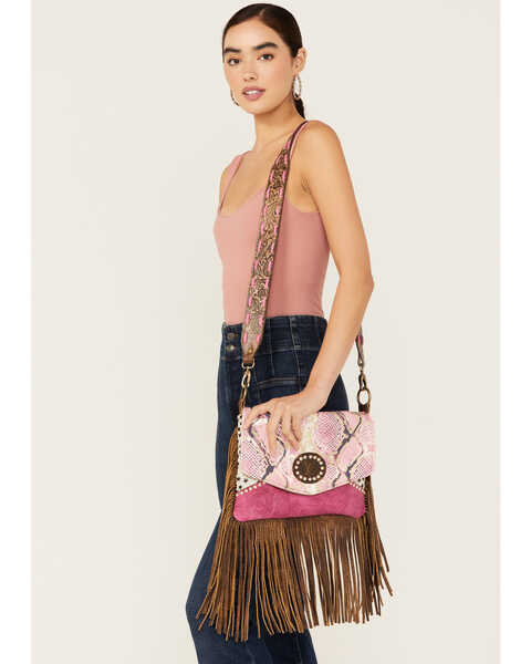 Image #1 - Keep It Gypsy Women's Glenda Crossbody Bag, Pink, hi-res