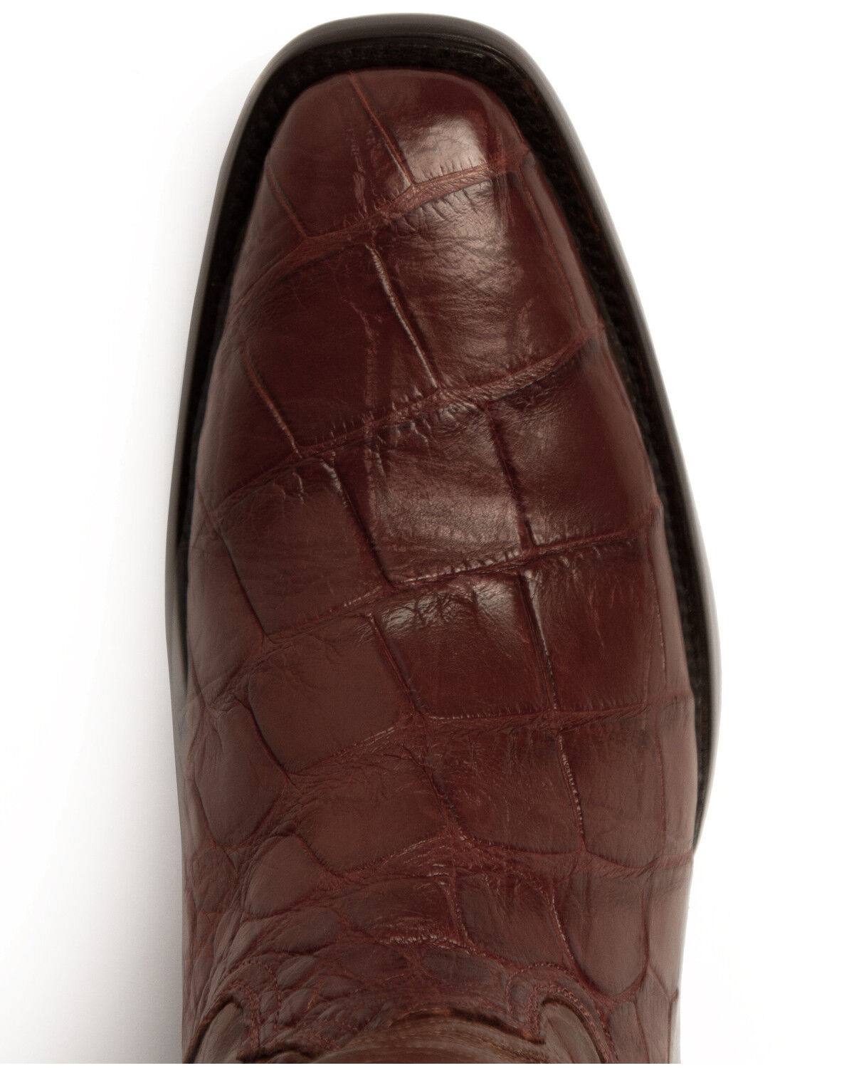 Image #5 - Ferrini Men's Stallion Western Boots - Square Toe, Cognac, hi-res