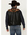 Image #4 - Moonshine Spirit Men's Alamo Southwestern Print Snap Vest, Black, hi-res