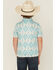 Image #4 - Rock & Roll Denim Boys' Southwestern Print Button-Down Polo Shirt, Navy, hi-res
