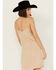 Image #4 - Shyanne Women's Faux Suede Sleeveless Dress, Taupe, hi-res
