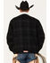 Image #5 - Cinch Men's Solid Sherpa-Lined CC Snap Wool Trucker Jacket , Black, hi-res