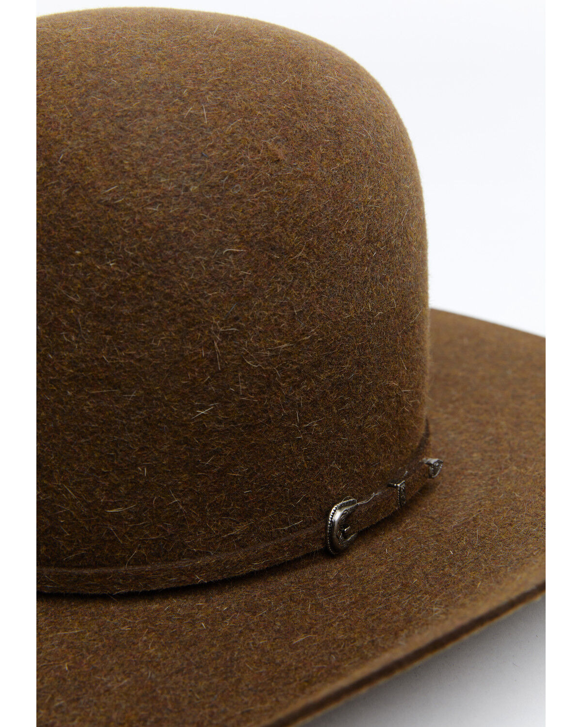 Image #2 - Rodeo King 7X Open Crown Fur Felt Western Hat, Brown, hi-res