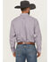 Image #4 - Ariat Men's Roger Plaid Print Long Sleeve Button-Down Western Shirt, Purple, hi-res