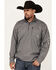 Image #1 - Ariat Men's Team Logo 1/4 Zip Pullover, Grey, hi-res