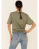 Image #4 - American Highway Women's Built To Last Graphic Short Sleeve Tee , Olive, hi-res