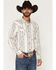 Image #1 - Cody James Men's Cowboy Boogie Southwestern Stripe Print Long Sleeve Snap Western Shirt - Tall, Ivory, hi-res